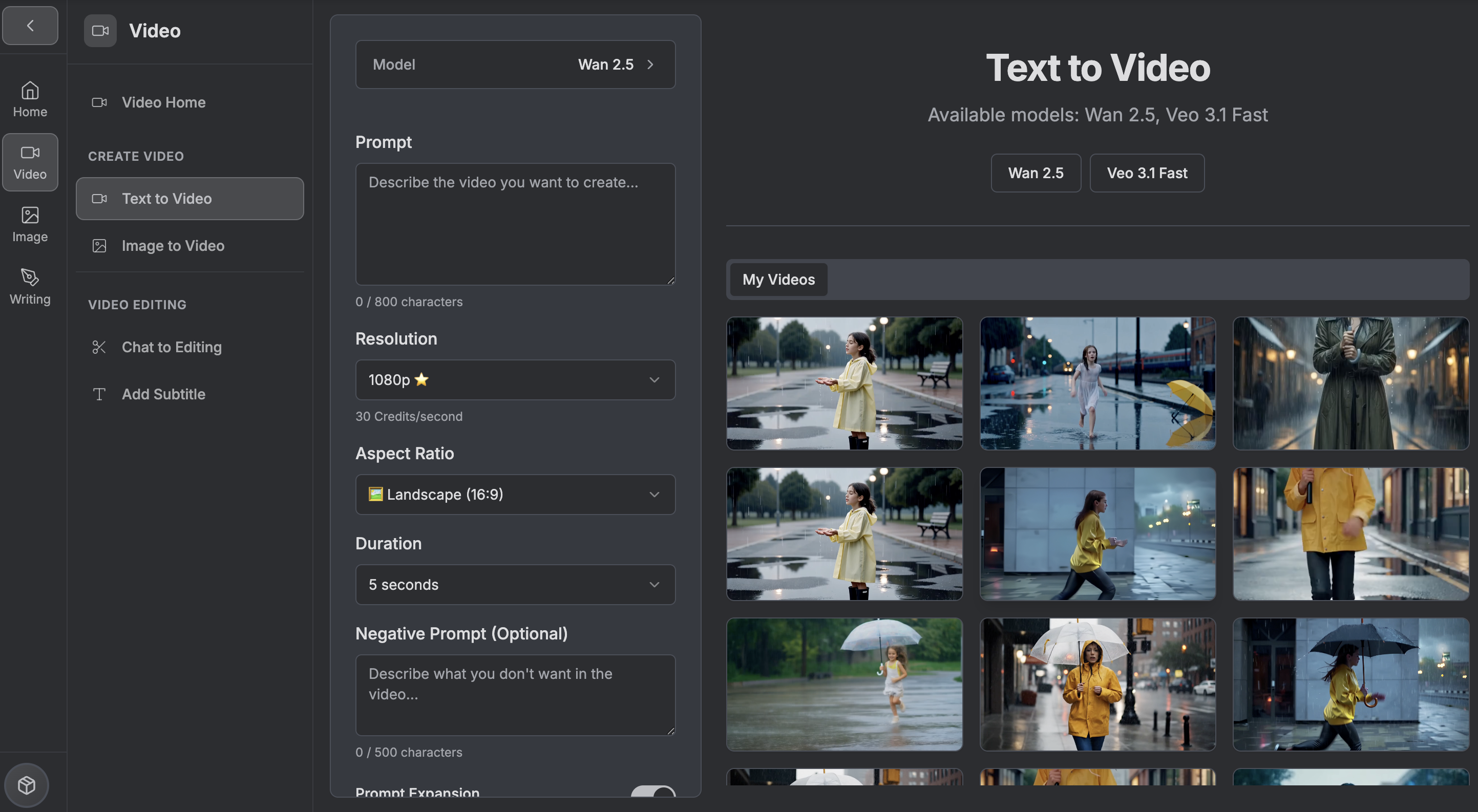 Video Workspace Preview